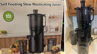 AMUMU COLD PRESS JUICER REVIEW  SLOW MASTICATING JUICER  AMAZON FINDS [upl. by Gardiner]