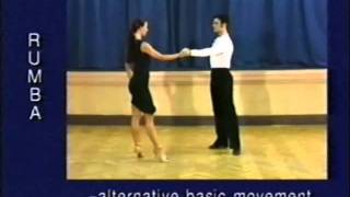 Rumba dance steps 02 Alternative basic movement [upl. by Maryanna]