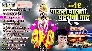 Top 12 Super Hit Vitthal Songs Marathi Paule Chalti Pandharichi vaat Prahlad Shinde Bhakti Songs [upl. by Pat]