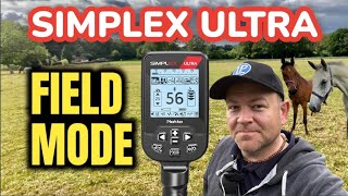 Nokta Simplex Ultra Field Mode  Metal Detecting [upl. by Alam]