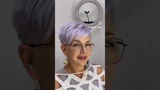 Красивая Стрижка Пикси для женщин за 45 лет 😍Beautiful Pixie Haircut for Women Over 45 😍 [upl. by Livvy76]