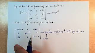 Ejercicio n°4 DEFORMACIONES PRINCIPALES  Elasticidad y Resistencia de Materiales [upl. by Nepets]