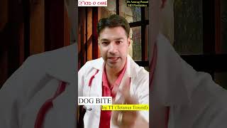 Injection TT Tetanus Toxoid After DOG BITE by Dr Anurag Prasad HIndi shorts [upl. by Aniv]