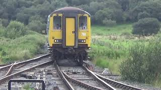 Ex NIR 450 Class DEMU 458 At Inch Abbey Train Station 1382023 [upl. by Aket491]