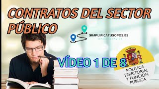 Oposiciones administrativo del Estado Ley de Contratos del sector público Conceptos básicos 18 [upl. by Blondie]