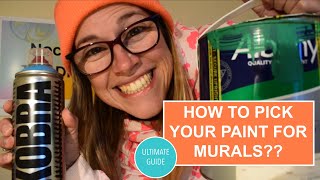 Mastering Murals The Ultimate Guide to Choosing the Perfect Paints For Mural Painting [upl. by Alicirp]