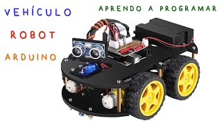 Vehiculo Robot Arduino Programable [upl. by Myrwyn476]