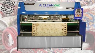 Cleanvac Otomatik Halı Yıkama Makinesi  Full Automatic Carpet Washing Machine [upl. by Netnilc]