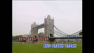 London Bridge Is Falling Down  Children Song Karaoke HD [upl. by Gruchot]