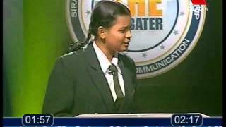 The Debater  1st Round  Rathnavali Balika Vidyalaya Gampaha [upl. by Drawde]