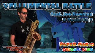 Vellumental Battle Epic Funk Metal Remix  Paper Mario The Origami King [upl. by Ainitsirc]