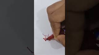 How to draw a H letter in pro way😍😍youtubeshortsviralvideo [upl. by Mert973]