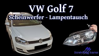 So helfe ich mir selbst  Wechsel von Scheinwerfern und Lampen DIY  Do It Yourself Golf 7 [upl. by Eckmann]