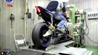 Arrow Exhaust 2015 Yamaha R1  Dragons Breath [upl. by Graybill]