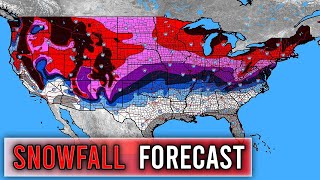 OFFICIAL Snowfall Forecast 2023  2024 [upl. by Tireb462]