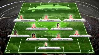 FC Augsburg  FC Bayern München Aufstellung [upl. by Atem]