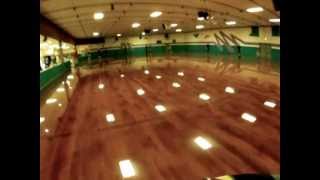 Helmet Cam Crash  Frenchtown Roller Rink Friday Oct 26 [upl. by Ally572]