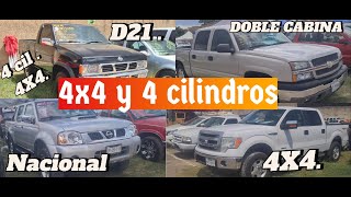 CAMIONETAS DE 4 CILINDOS 4X4 Y SENCILLAS [upl. by Anairda]