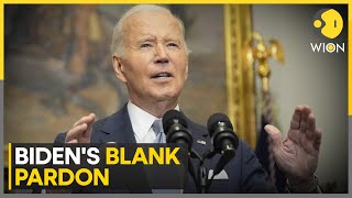 Joe Biden Pardons 39 People Commutes Sentences Of 1500 Others  World News  WION [upl. by Annert718]