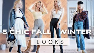 5 Versatile Fall Winter Oufits [upl. by Kresic]