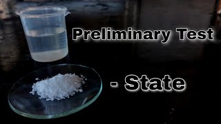 Organic Qualitative Analysis  Preliminary Test  State🕶DDD [upl. by Ahsekar]