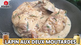 Recette de lapin aux 2 moutardes [upl. by Emmalynne99]