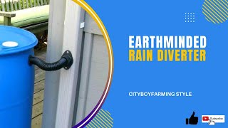 DIY EarthMinded Rain Barrel Diverter Kit [upl. by Nnylyoj]