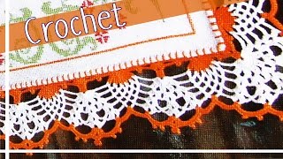 Orillos Tejidos en Crochet  Puntos a Ganchillo [upl. by Patty]