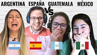 España vs México vs Argentina vs Guatemala Vocabulario  Different Spanish Accents and Vocabulary [upl. by Allina]