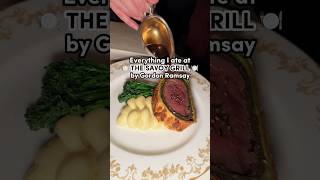 Does the Gordon Ramsay Beef Wellington live up to the hype 👀 gordonramsay beefwellington savoy [upl. by Atrebor]