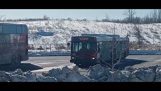 OC Transpo Bus 6352 A 2008 New Flyer D60LF Articulated Low Floor Bus  Sorry Out Of Service [upl. by Eizzik990]