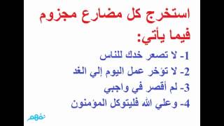 تدريبات على إعراب الفعل المضارع  الصف السادس الابتدائي  ترم ثاني  منهج مصري  نفهم [upl. by Niac70]