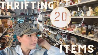 Can I Thrift 20 Items For resale Giving Myself A Thrifting Challenge…Did I Do It [upl. by Lettie848]