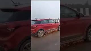 The car hit the scooter and dragged it for 15 kilometers [upl. by Oatis]