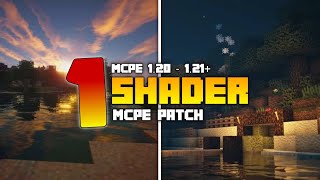 1 TOP SHADER MCPE PATCH REALISTIC  Di Minecraft 120  121   Support Low End Mobile Device [upl. by Camella]