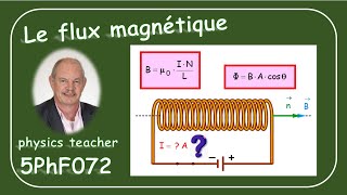 Physique 5PhF072 Le flux magnétique [upl. by Orianna525]