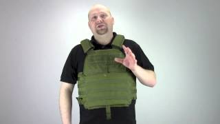 Bullet Proof Rothco Plate Carrier Vest Review [upl. by Aihn]