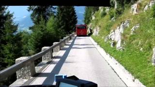 Bus Ride Down From Hitlers Eagles Nest Das Kehlsteinhaus Berchstesgaden Germany [upl. by Arymas115]