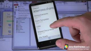 Office 365 and Windows Phone 7  Pocketnow [upl. by Amata]