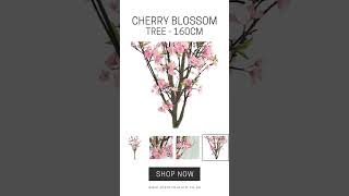 NEW  Cherry Blossom Artificial Tree  160cm [upl. by Imuy654]