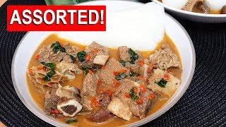 Nigerian Assorted Meat Pepper Soup  Flo Chinyere [upl. by Vacla39]