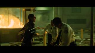 Matrix ReloadedTRINITY First Fight Scene [upl. by Anaoy44]