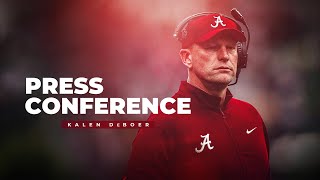 Watch Coach DeBoers Postgame Press Conference [upl. by Machos760]