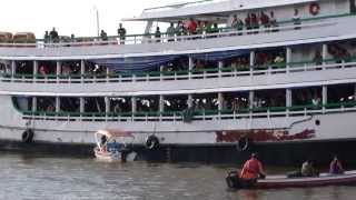 BARCO FÊNIX PARTINDO DE TEFÉ  AMAZÔNIA [upl. by Purcell]