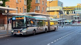 Bus 170 Porte de Paris Porte des Lilas en Man Lions City 18M Efficient [upl. by Aicert]