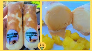 GELADINHO GOURMET DE ABACAXI C DOCE DE LEITE  LUCRE MUITO C ESSA RECEITA [upl. by Isaak]