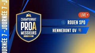 PRO A MESSIEURS  J7  ROUEN SPO vs HENNEBONT GV [upl. by Eineeuq955]