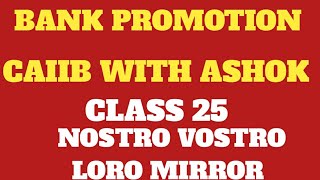 BANK PROMOTION CLASS 25NOSTRO VOSTRO LORO MIRROR ACCOUNTS [upl. by Quincy]