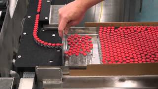 RX Infinity Accumulator handling 3ml glass vials Tray loading and unloading is shown [upl. by Solomon]