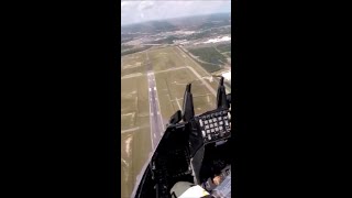 F16 Airshow Cockpit Footage [upl. by Euseibbob209]